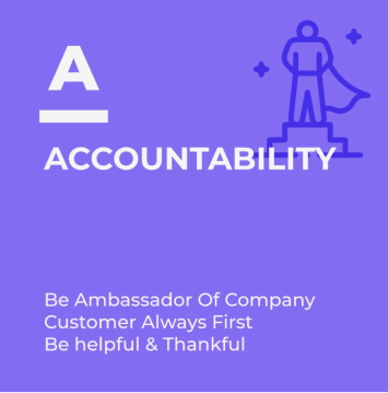 founder message - accountability