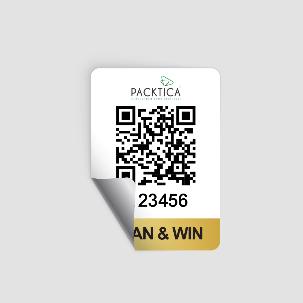 QR Code with Serial Number​