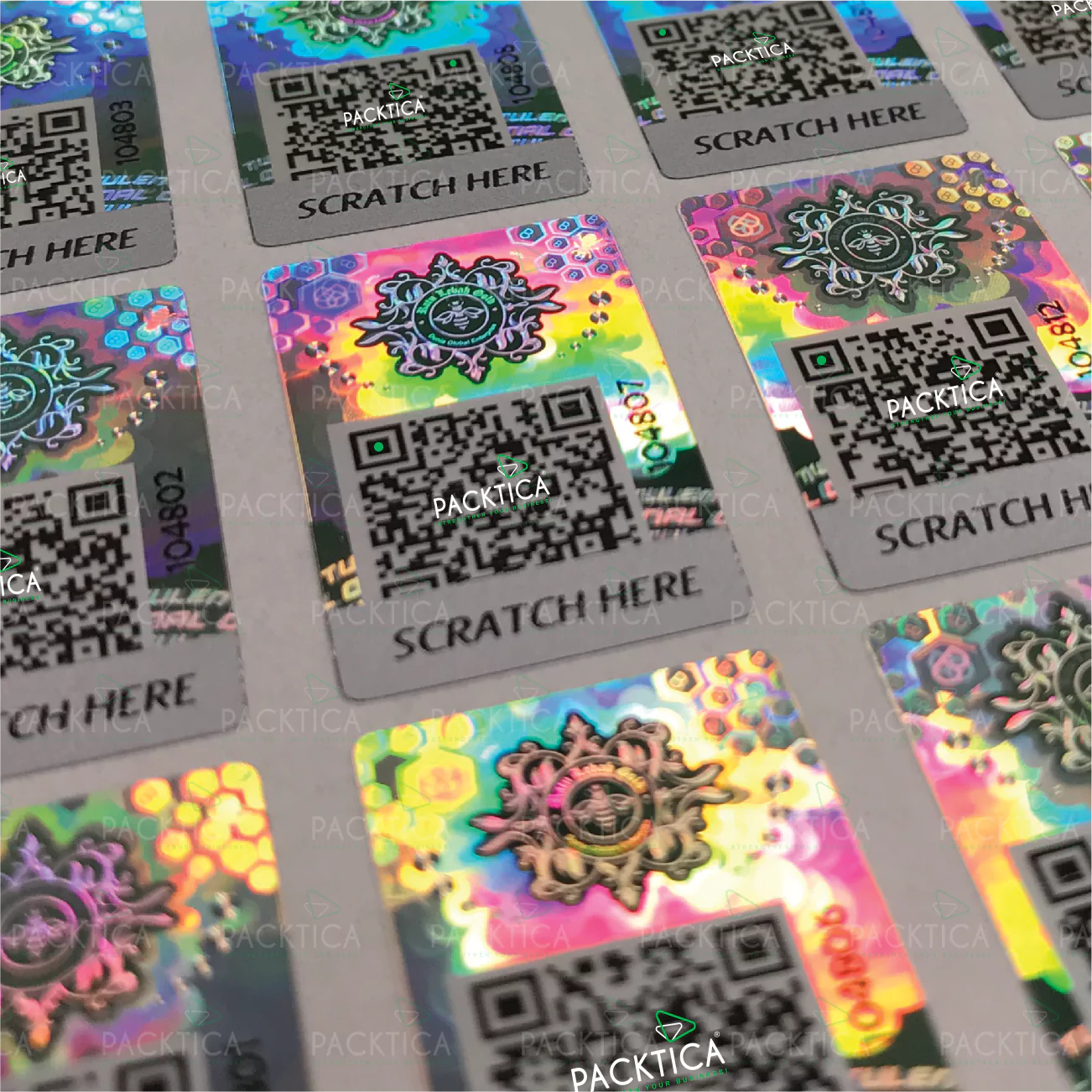 Scratch Hologram Labels