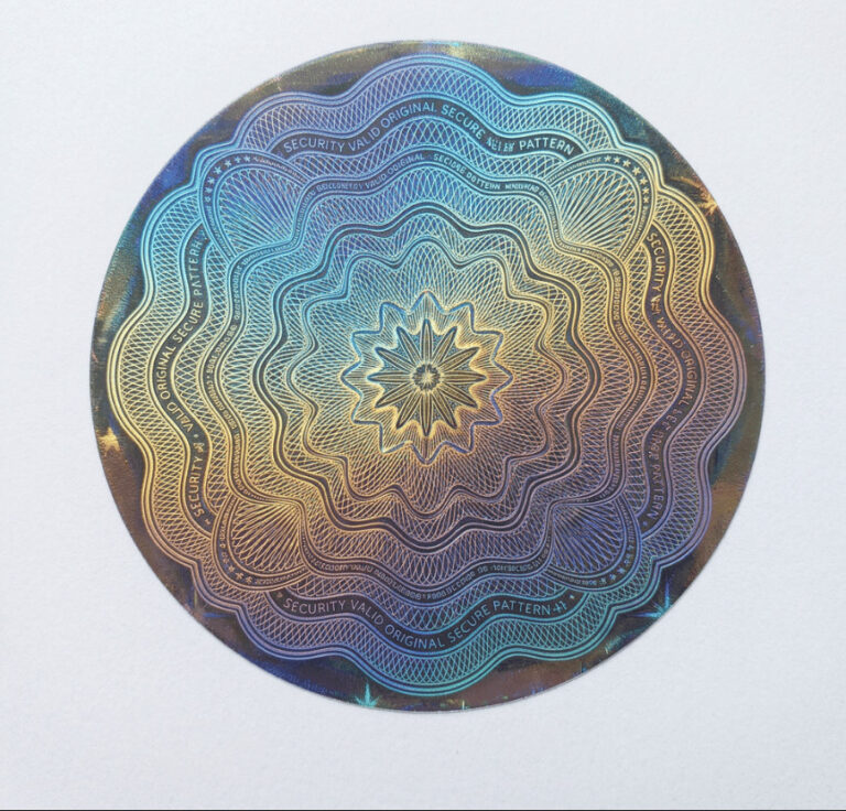 security pattern hologram